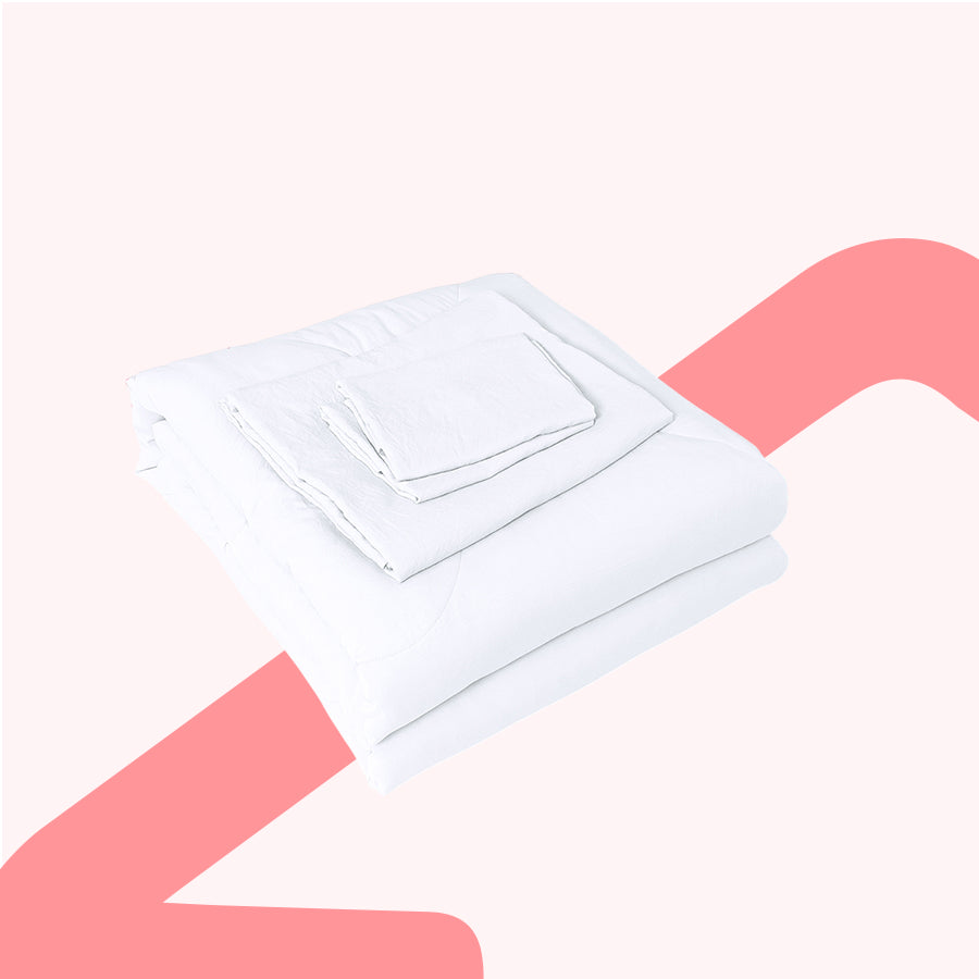 Super Soft White Bed In A Bag