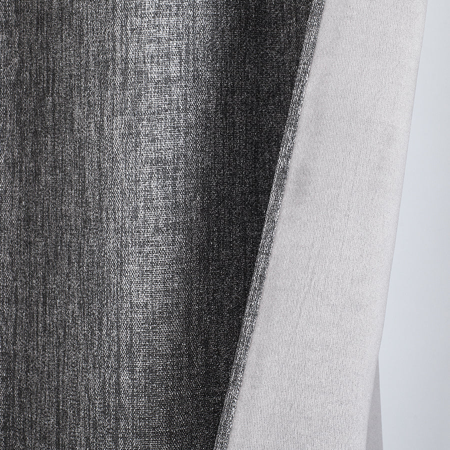 Alika Black Semi Blackout Curtain