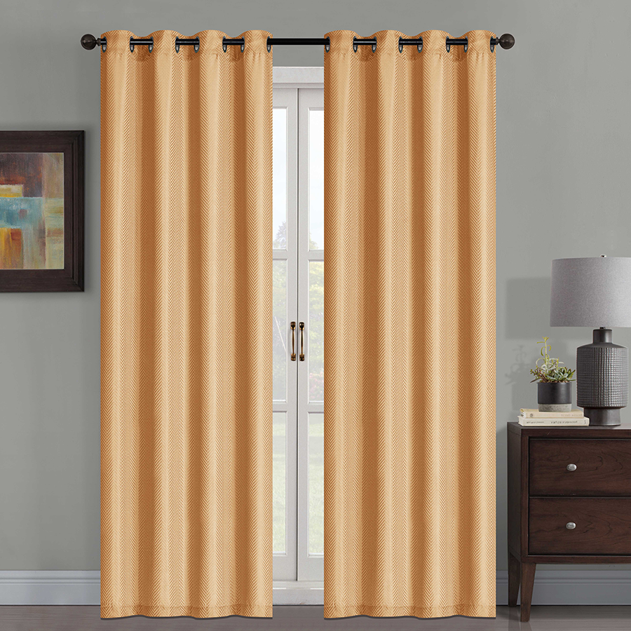 Jessy Rust S/2 Curtains 54x63"