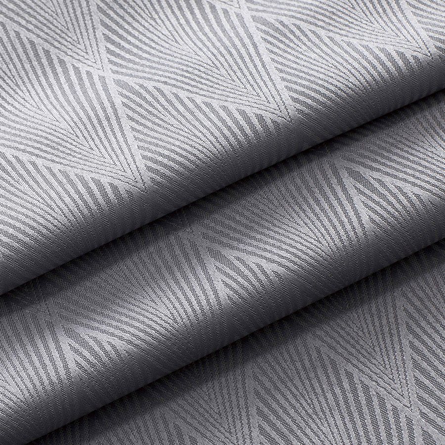 Jasen Grey S/2 Curtains 54x63"