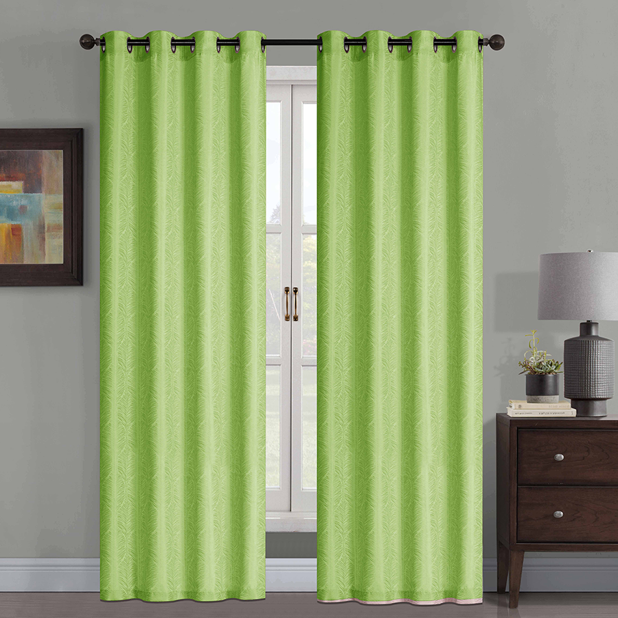 Jolene Mint Green S/2 Curtains 54x63"