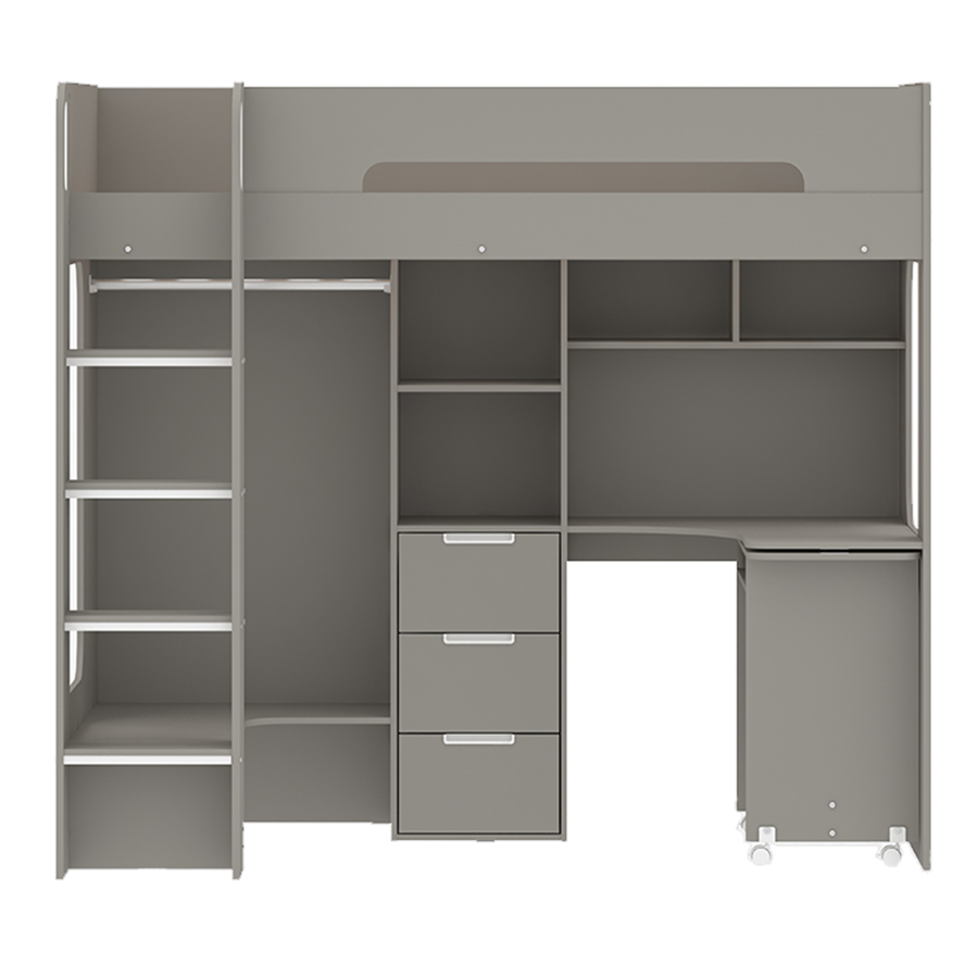 Terrie Loft Bed with Desk