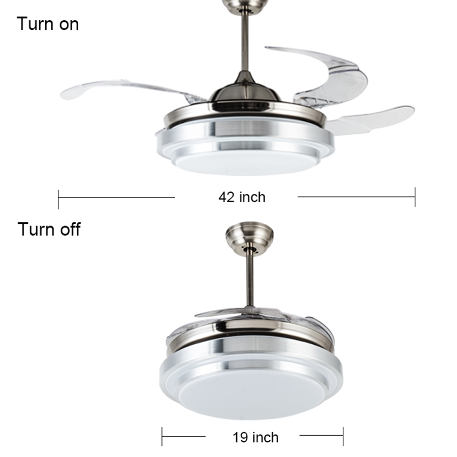 Frode Ceiling Fan with Retractable Blade