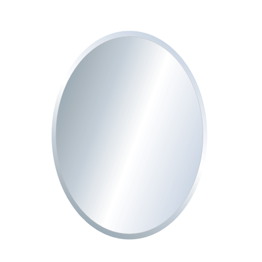 Plain Bevel Oval Mirror