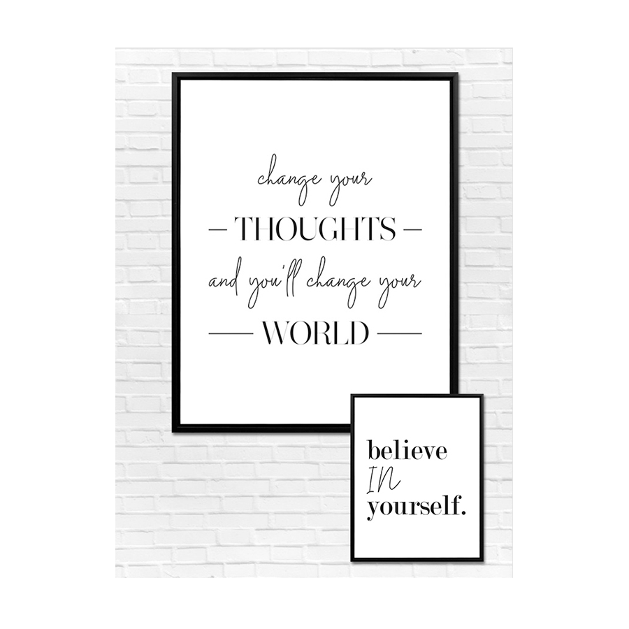 Change Your Thoughts Wall Art