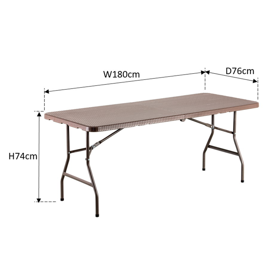 Anders 6ft Fold-in-Half Table