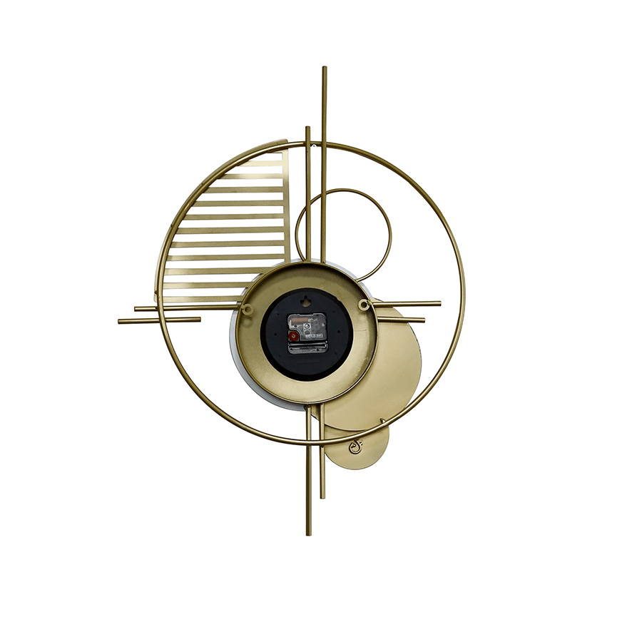 Golden Modern Wall Clock 50cm