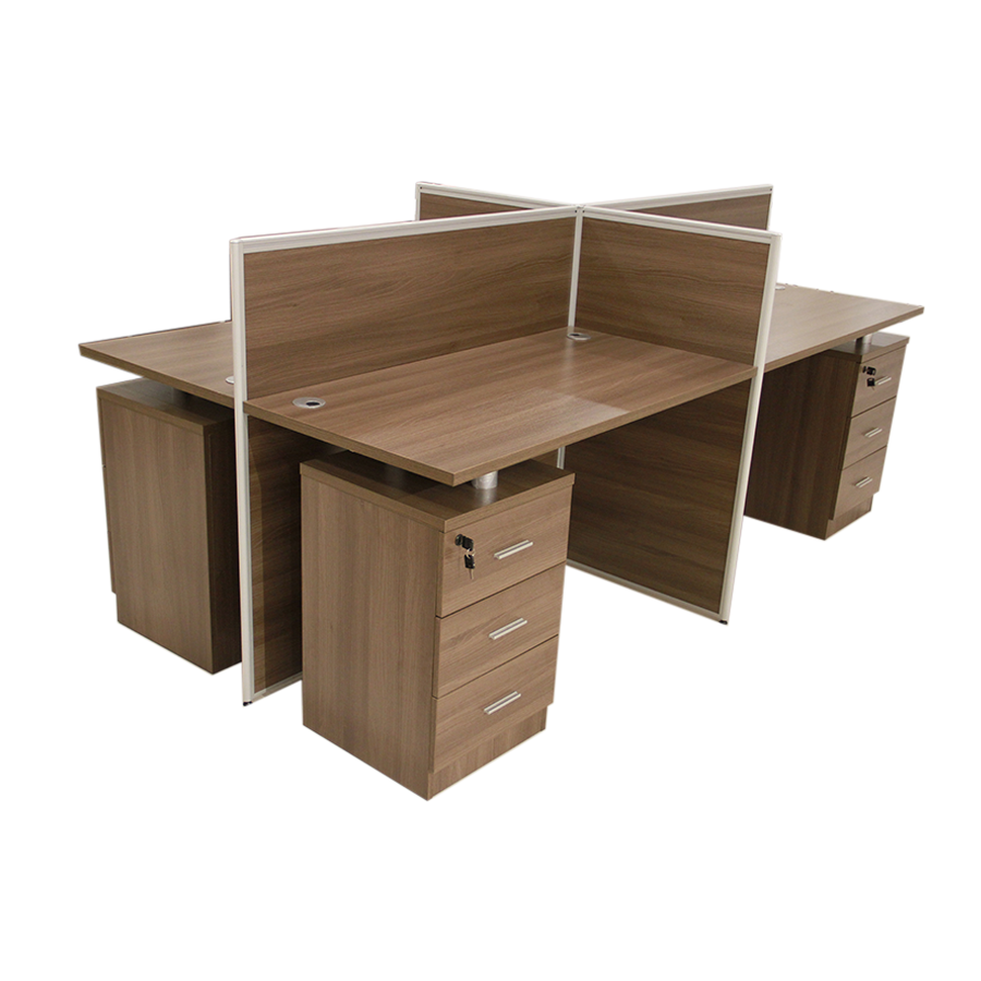 Lexi Partition with 4 Fixed Drawers