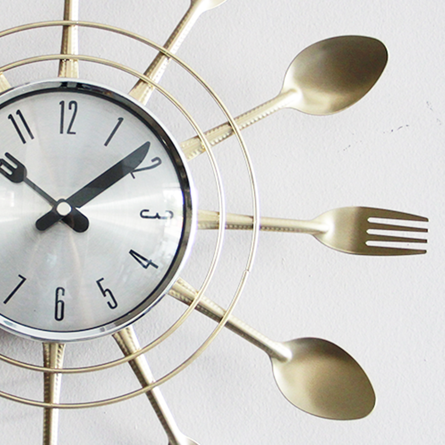 Spoon & Fork Wall Clock 38cm
