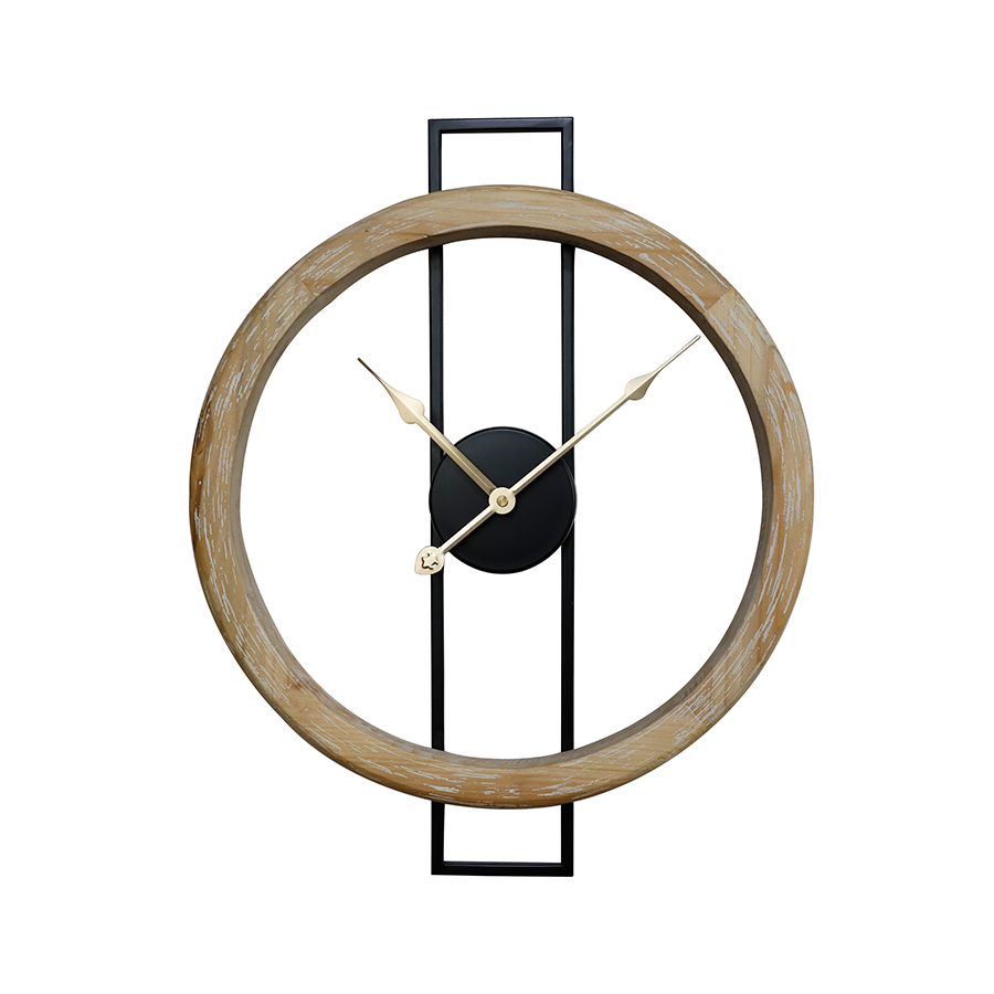Wooden Frame Wall Clock 40cm