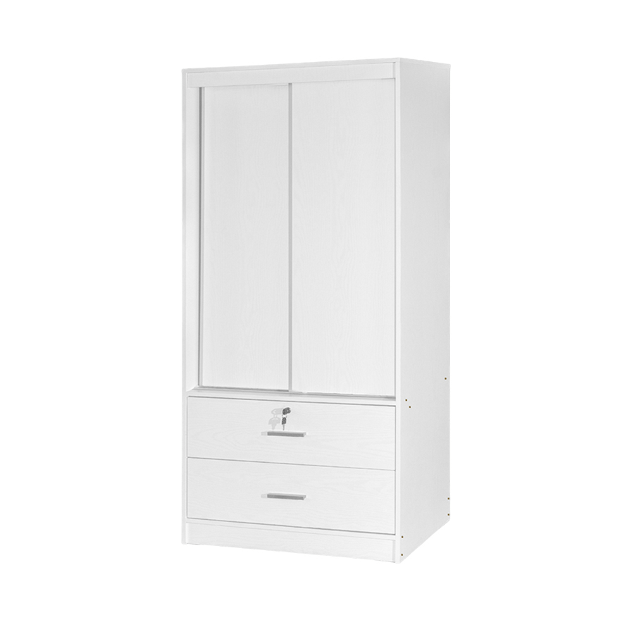 MORE BRENDLE OPTIONS Brendle 80 cm Sliding Wardrobe Brendle 80 cm Sliding Wardrobe White Mandaue Foam