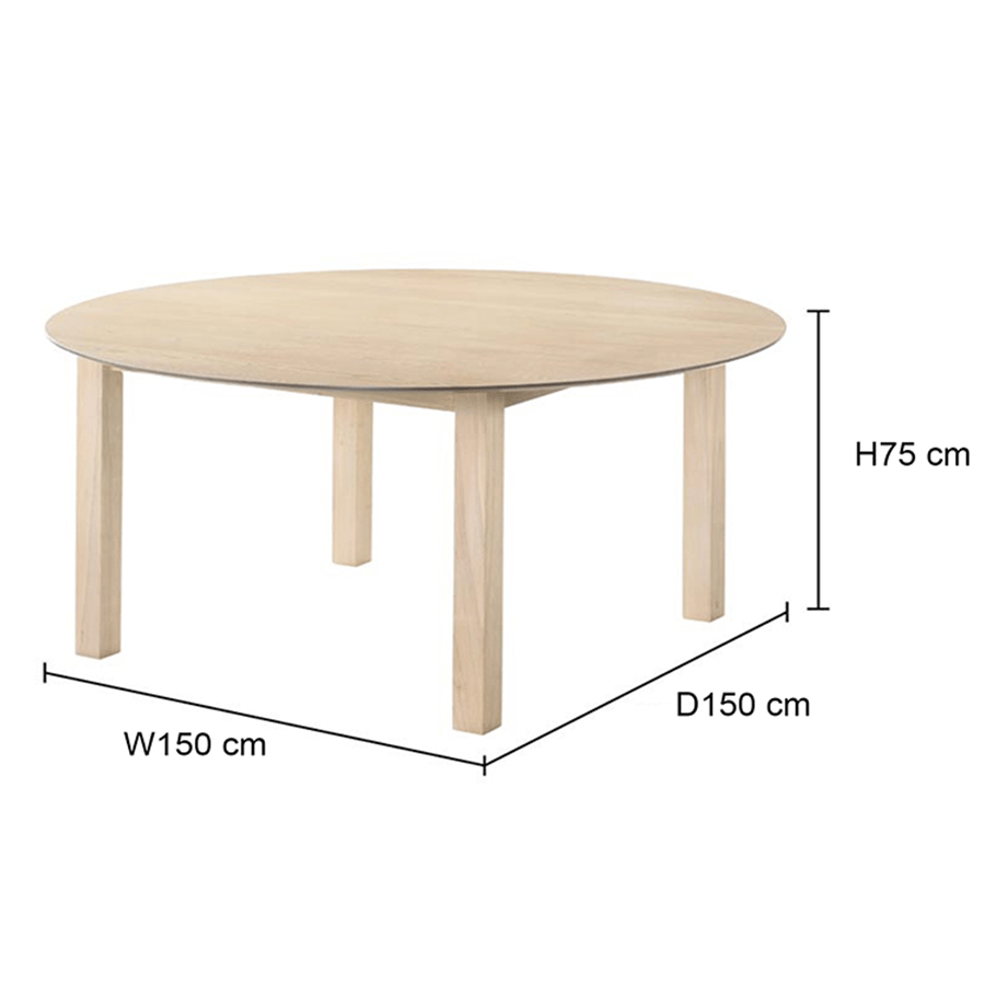 Brooke 150 cm Dining Table Brooke 150 cm Dining Table Mandaue Foam