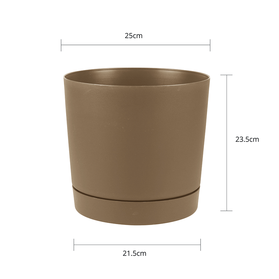 Brown Round Mini Planters Brown Round Mini Planters Large Mandaue Foam