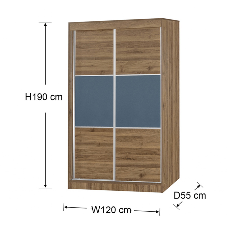 MORE CASCIO OPTIONS Cascio 120 cm Sliding Wardrobe Cascio 120 cm Sliding Wardrobe Mandaue Foam