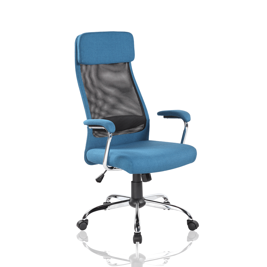 Clifford High Back Office Chair Clifford High Back Office Chair Blue Mandaue Foam