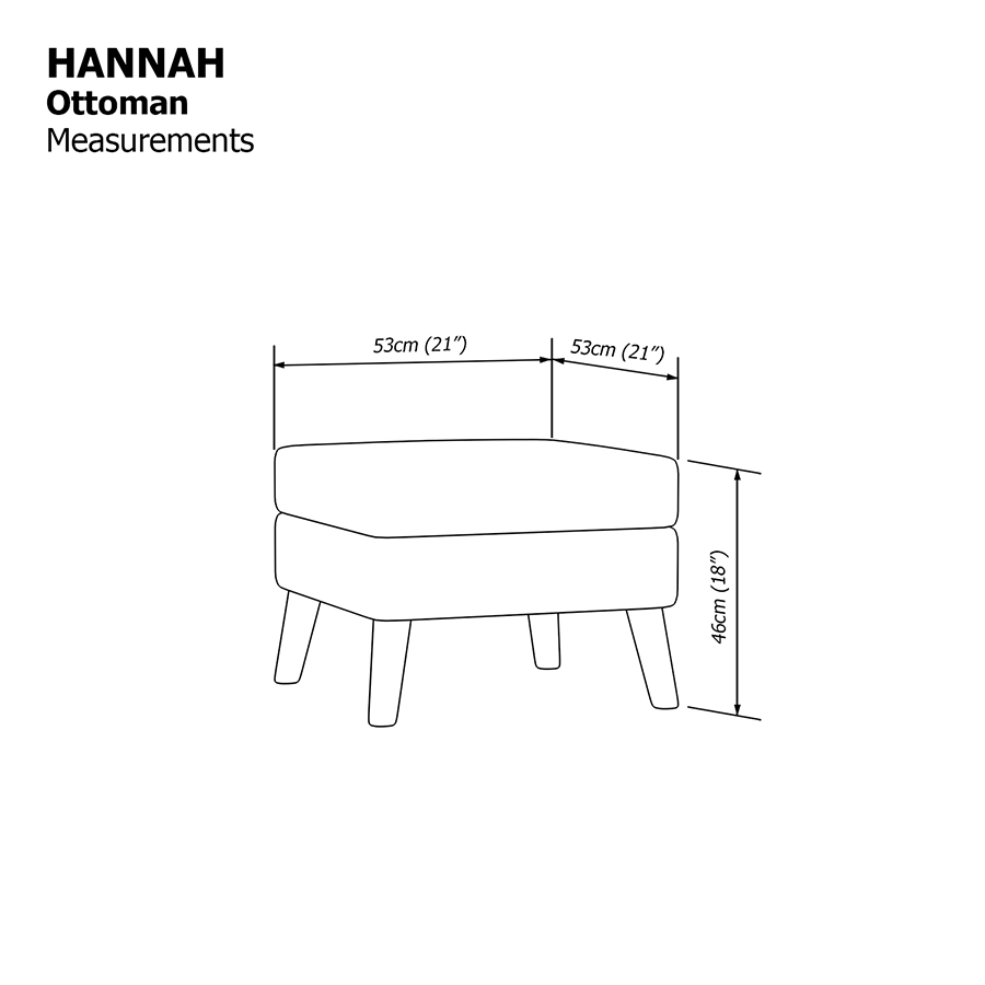 MORE HANNAH OPTIONS Hannah Ottoman Hannah Ottoman Mandaue Foam