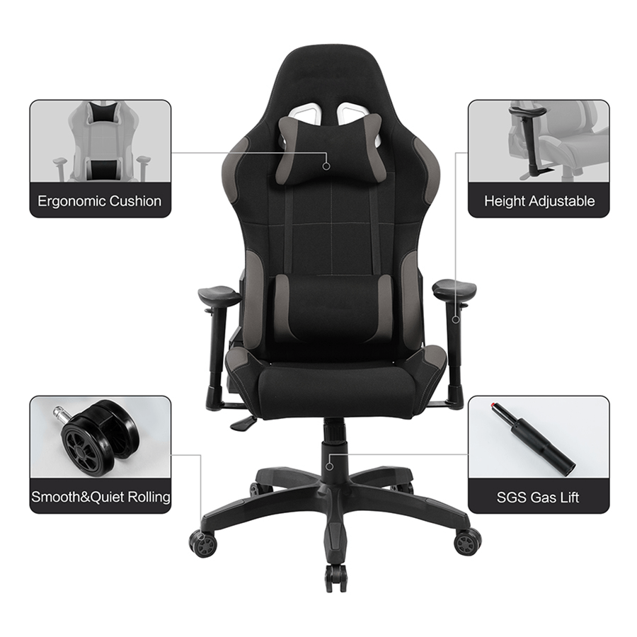 Jett Gaming Chair Jett Gaming Chair Black & Red Mandaue Foam