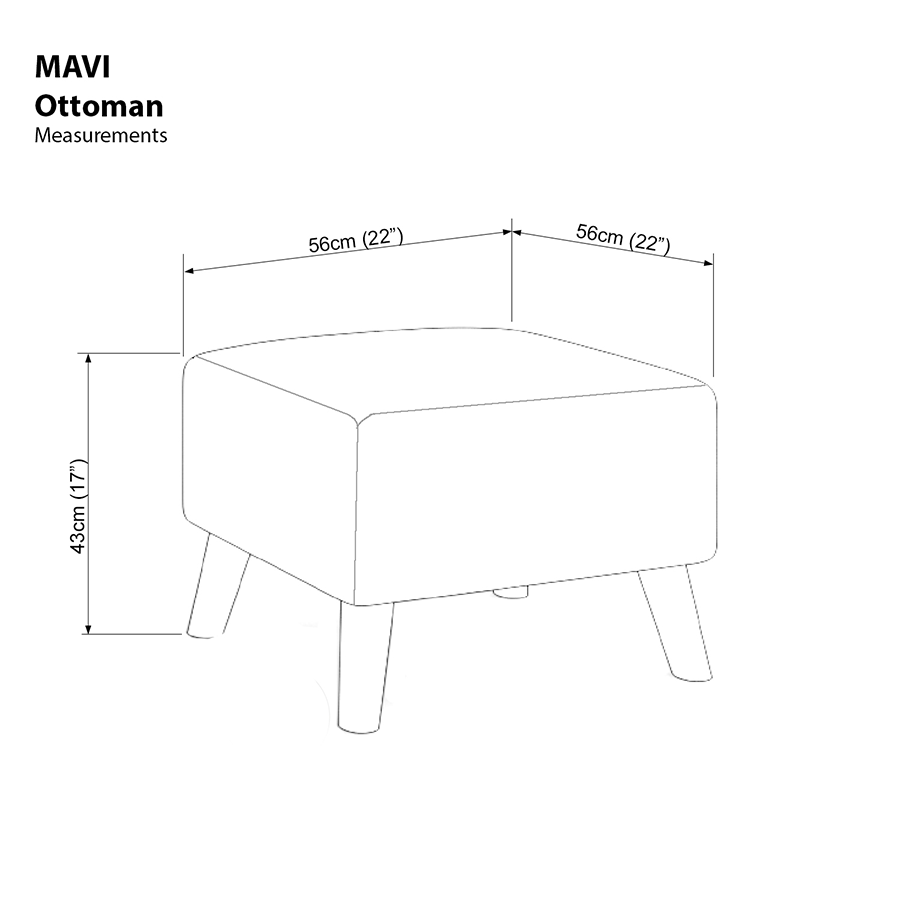 MORE MAVI OPTIONS Mavi Ottoman Mavi Ottoman Mandaue Foam