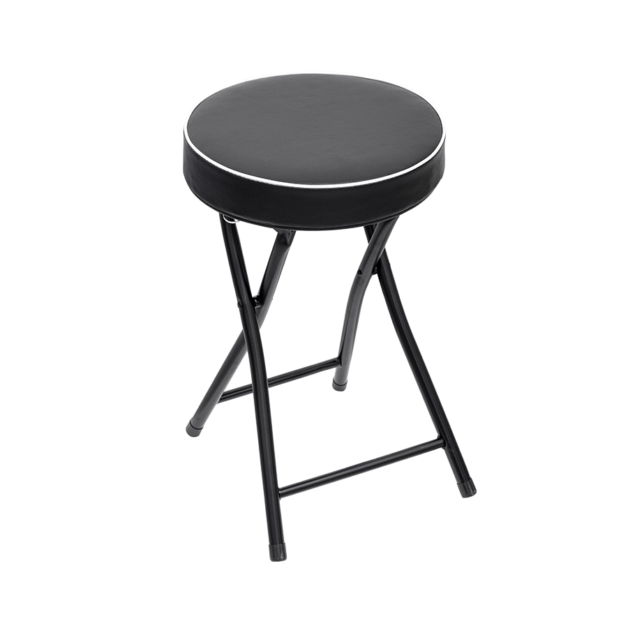Mila Folding Stool Mila Folding Stool Black Mandaue Foam