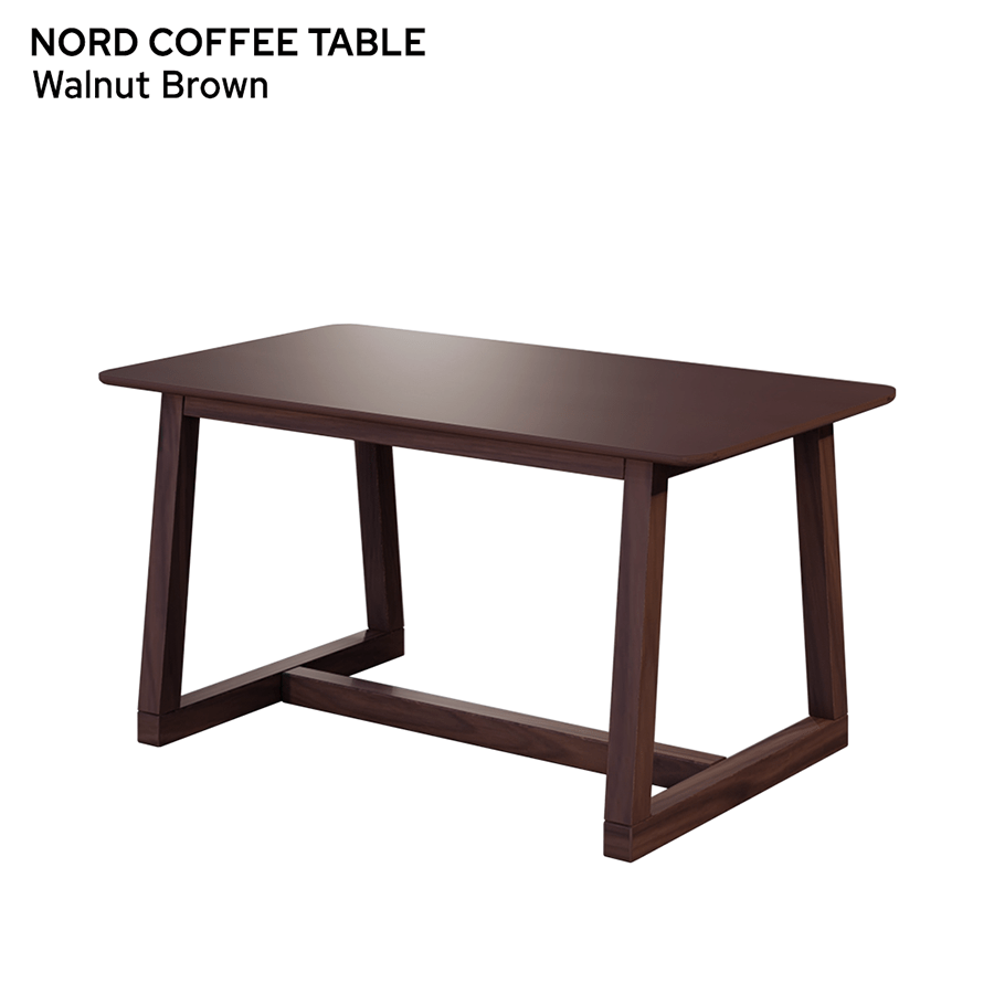 MORE NORD OPTIONS Nord Center Table Nord Center Table Walnut Brown Mandaue Foam