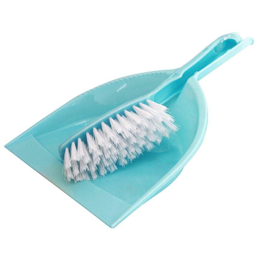 TH-E35 MINI DUST PAN AND BRUSH SET-BLUE