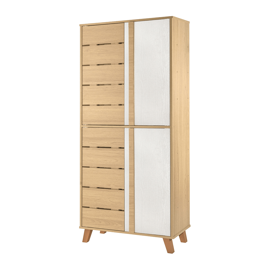 MORE VICCO OPTIONS Vicco High Shoe Cabinet Vicco High Shoe Cabinet Oak + White Mandaue Foam