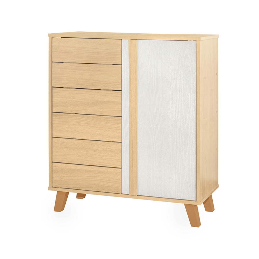 MORE VICCO OPTIONS Vicco Low Shoe Cabinet Vicco Low Shoe Cabinet Oak + White Mandaue Foam